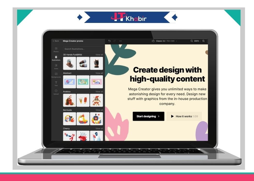 Mega Creator – Best online graphic design software – web-based graphic high-quality?