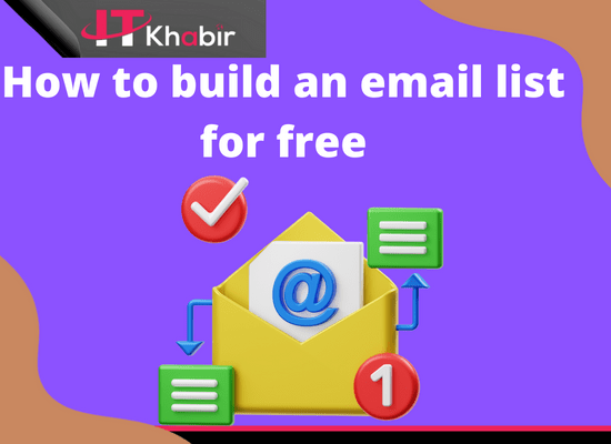 How to build an email list for free